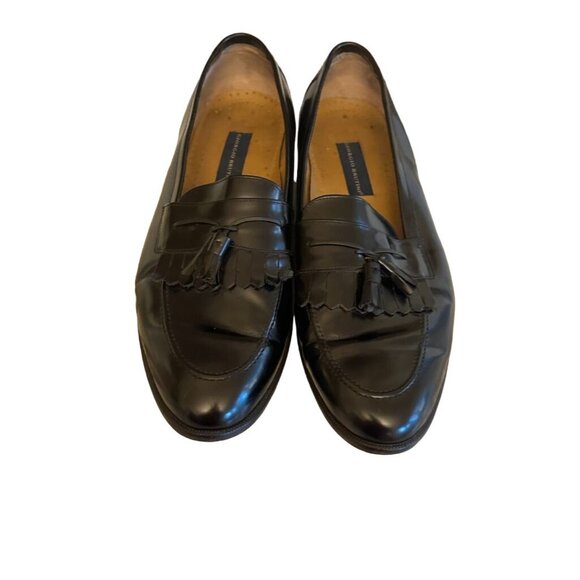 Giorgio Brutini Mens Black Tassel Shiny Leather Loafer Size 13 EEE - Picture 1 of 7